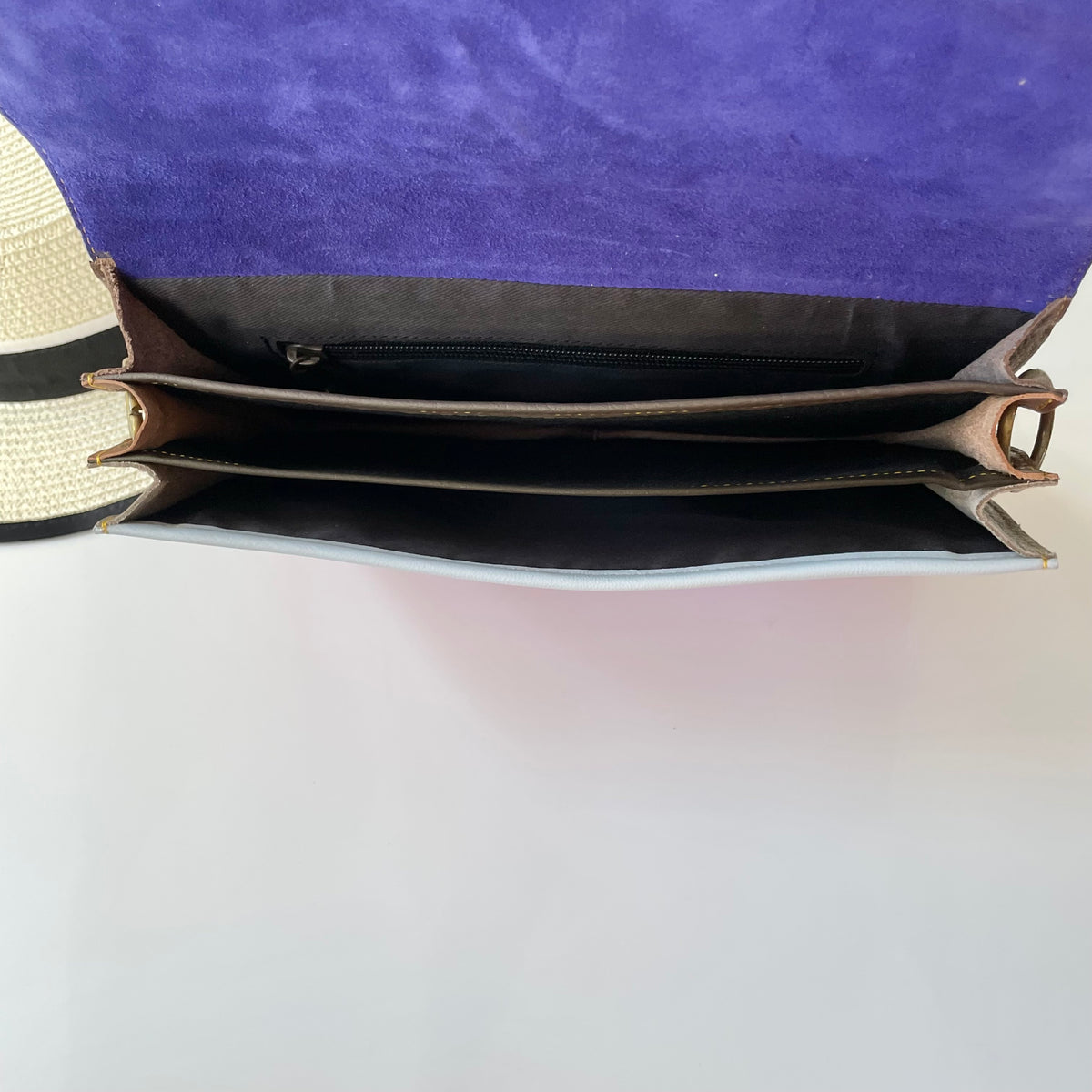 OUTLET Nephele Blanche Bag Unique Handmade Recycled Sustainable Leather