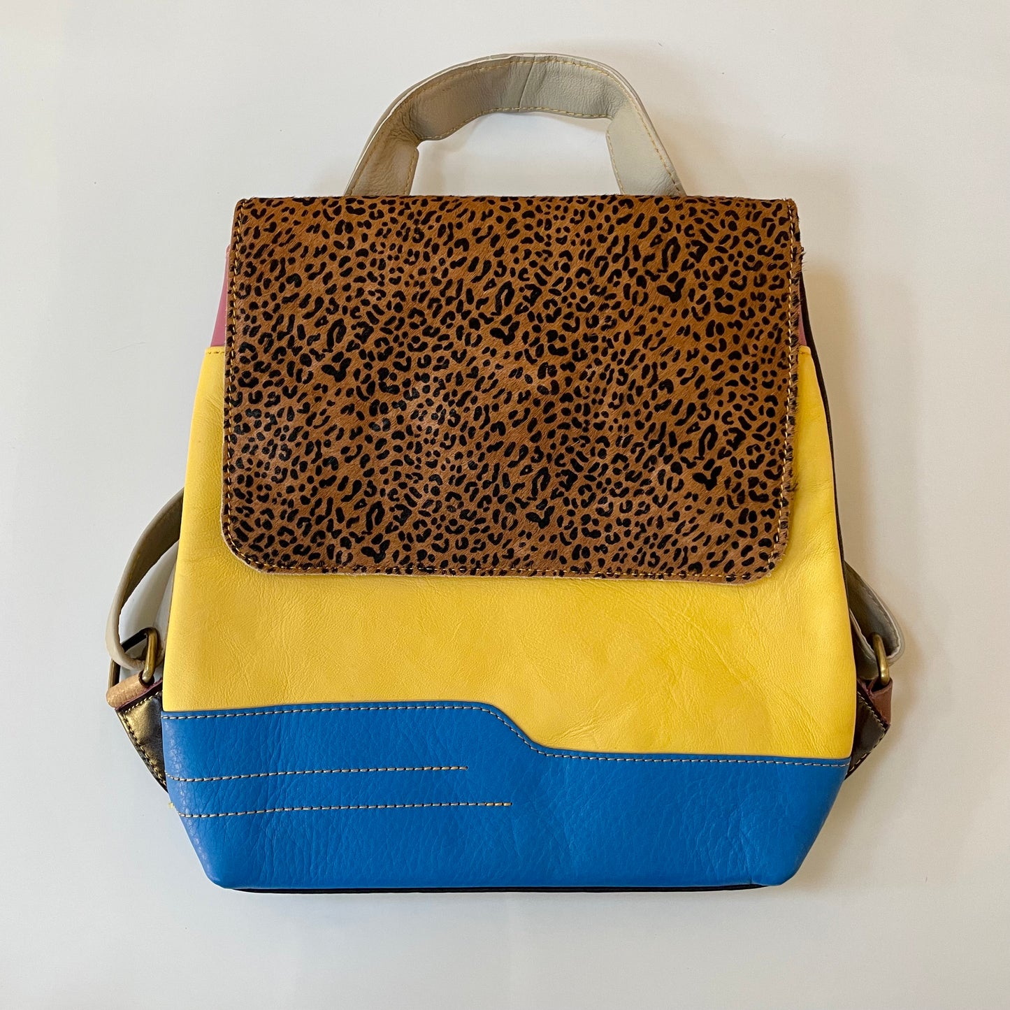 Nephele Robyn Multiway Backpack Unique Handmade Recycled Sustainable Upcycled Leather