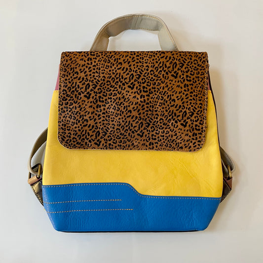 Nephele Robyn Multiway Backpack Unique Handmade Recycled Sustainable Upcycled Leather