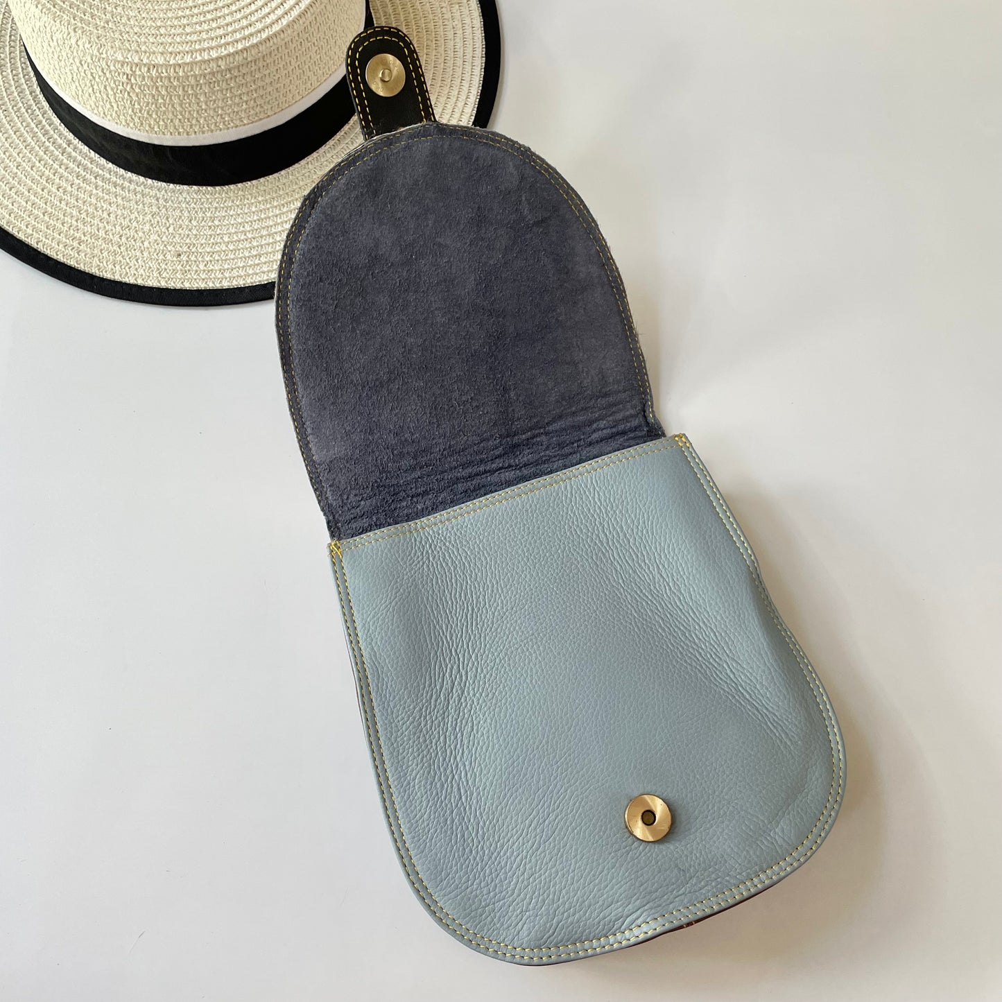 OUTLET Nephele Margot Bag Unique Handmade Recycled Sustainable Leather CLASP DOESN’T CLOSE PROPERLY