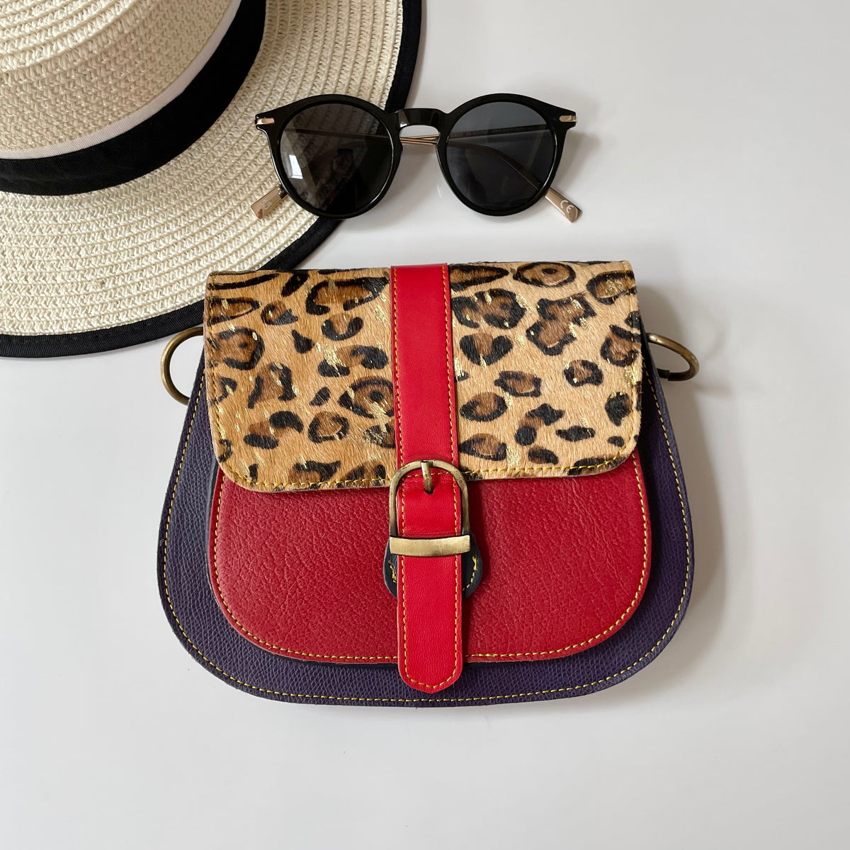 NEW Nephele Agnes Bags Unique Handmade Recycled Leather