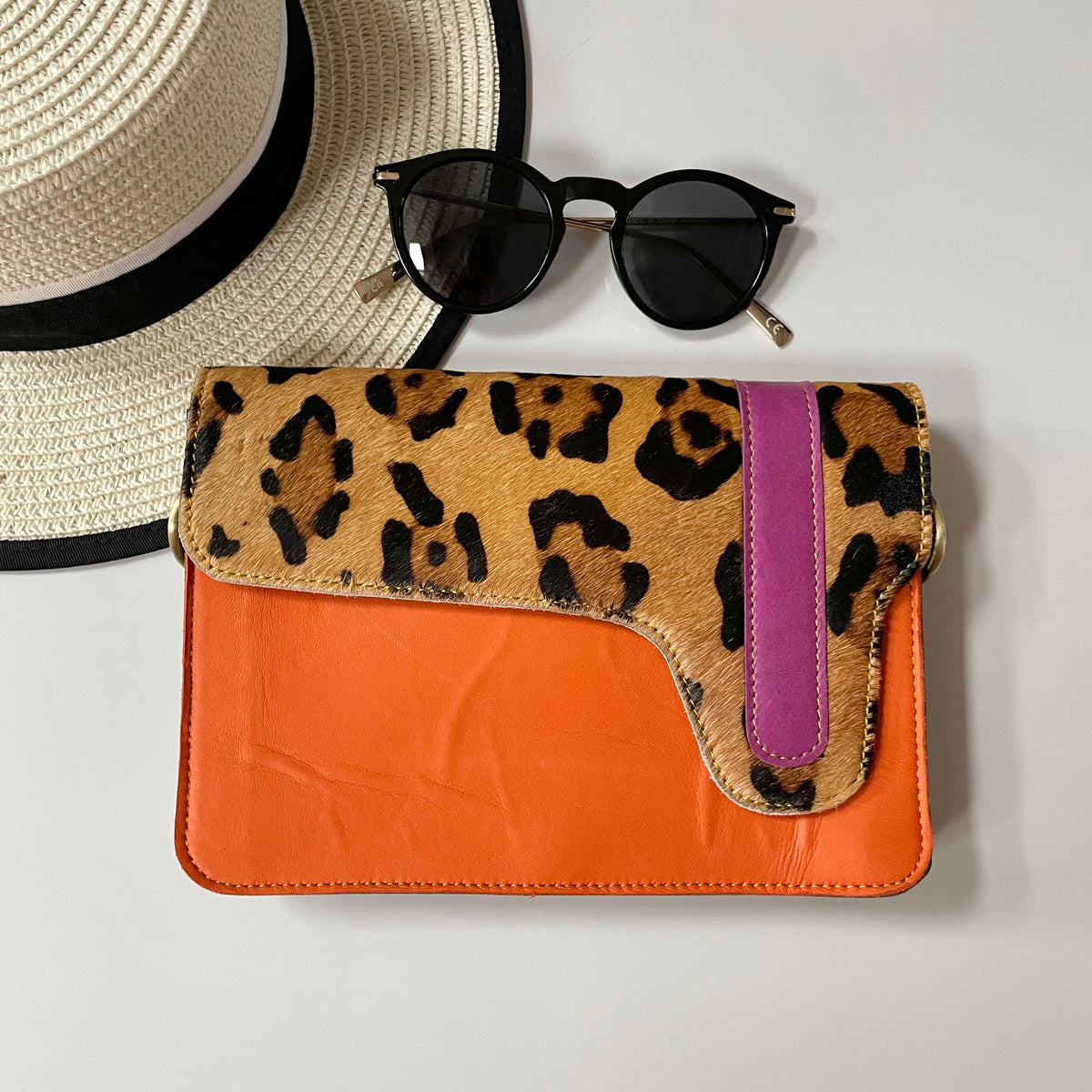 OUTLET Nephele Edna Bag Unique Handmade Recycled Sustainable Leather