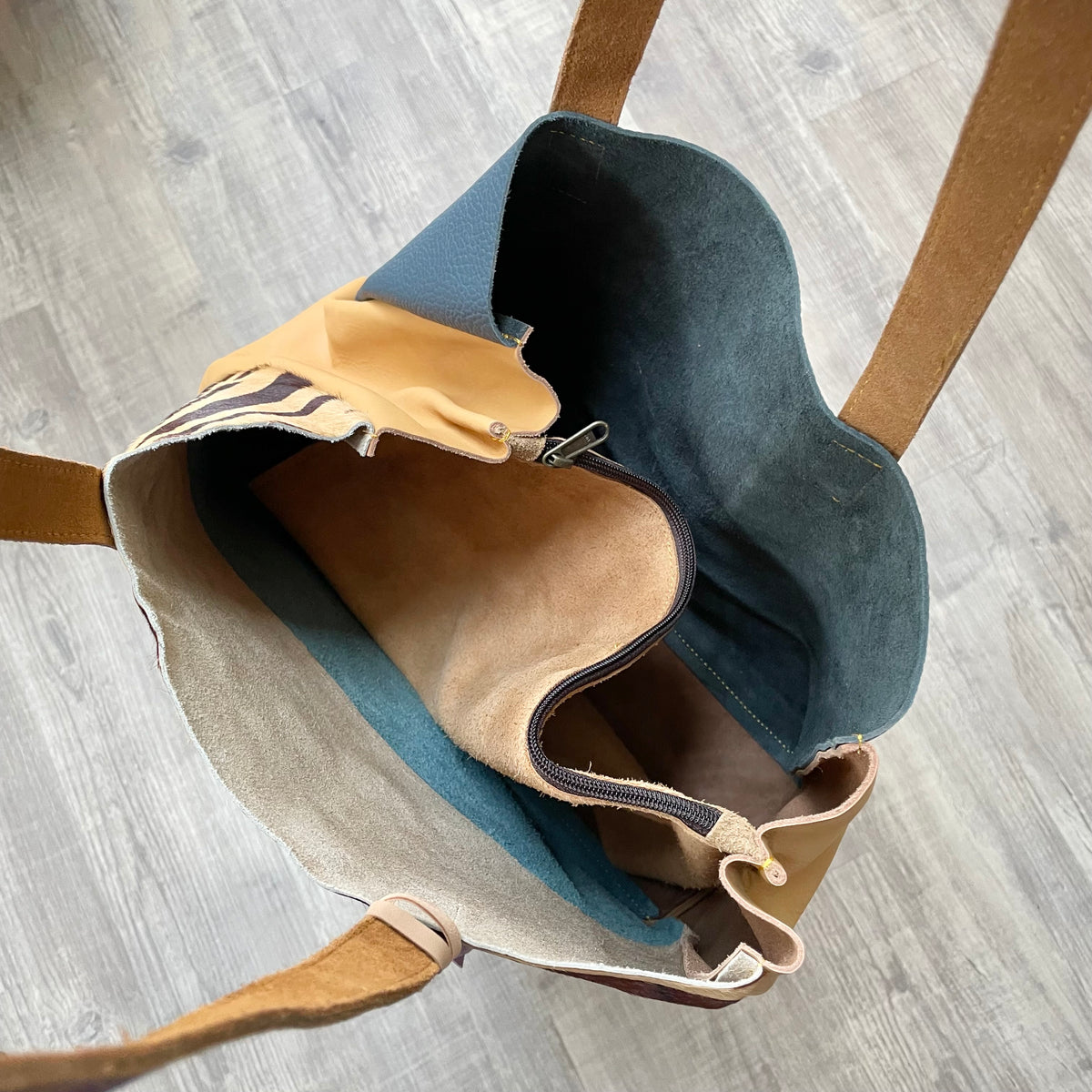Nephele Anya Tote Bags Unique Handmade Upcycled Sustainable Leather
