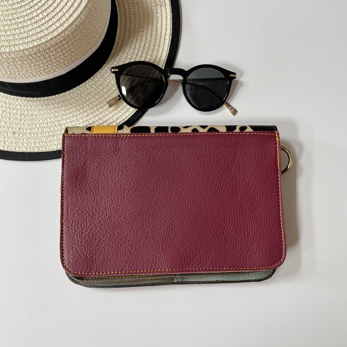 OUTLET Nephele Edna Bag Unique Handmade Recycled Sustainable Leather