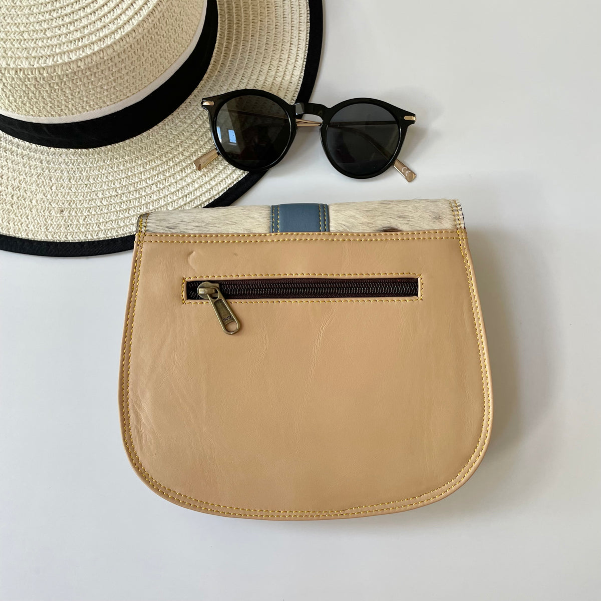 OUTLET Nephele Cecile Bag Unique Handmade Recycled Sustainable Leather