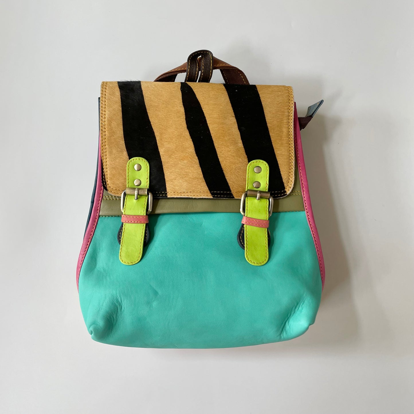 Nephele Sophie Backpack Unique Handmade Recycled Sustainable Upcycled Leather