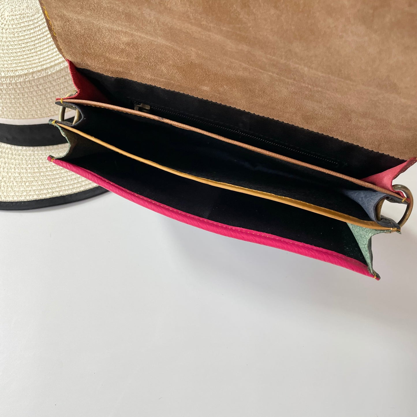 OUTLET Nephele Claire Bag Unique Handmade Recycled Sustainable Leather