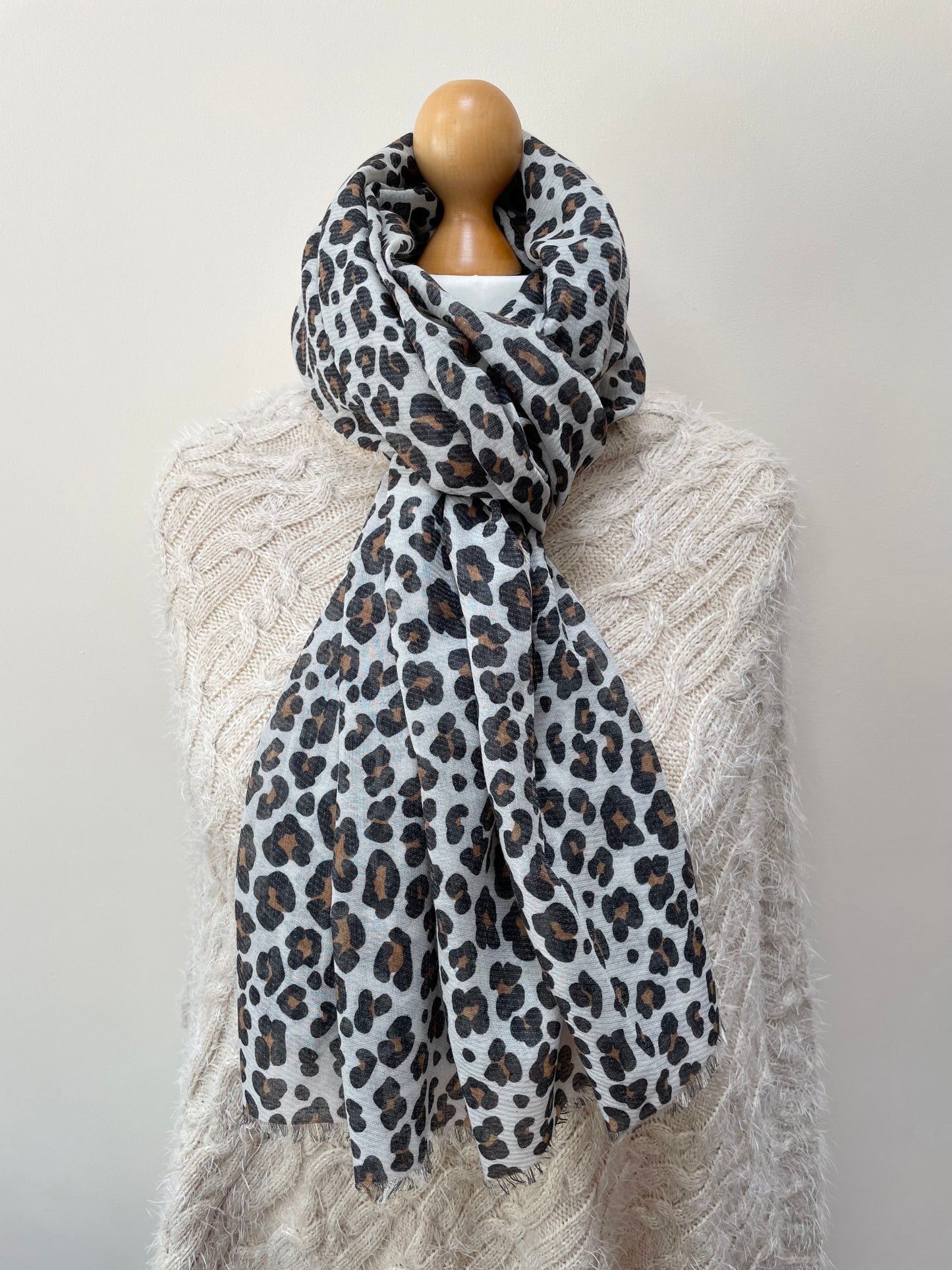 SALE Leopard Print Scarf
