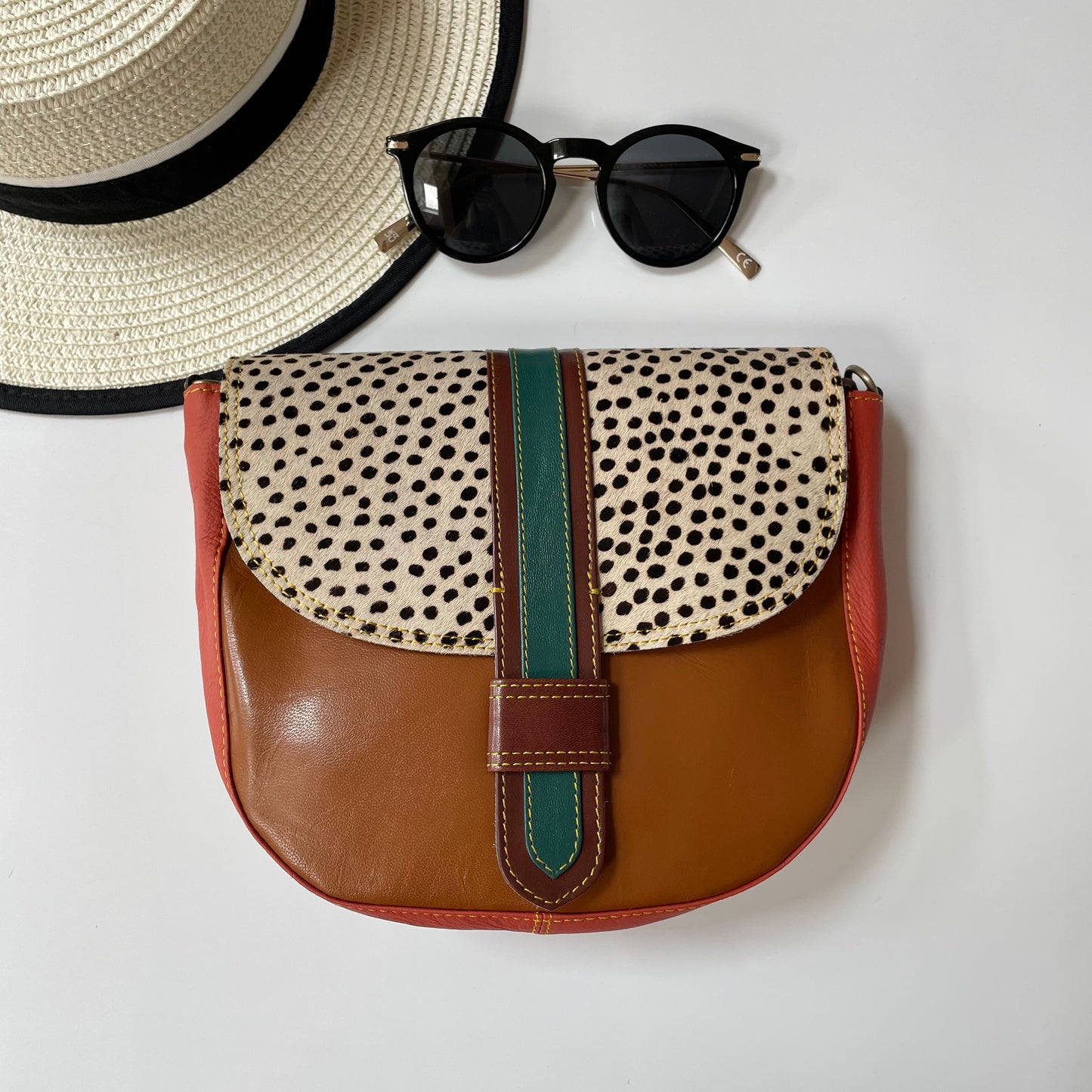 Nephele Dot Bags Unique Handmade Recycled Sustainable Upcycled Leather