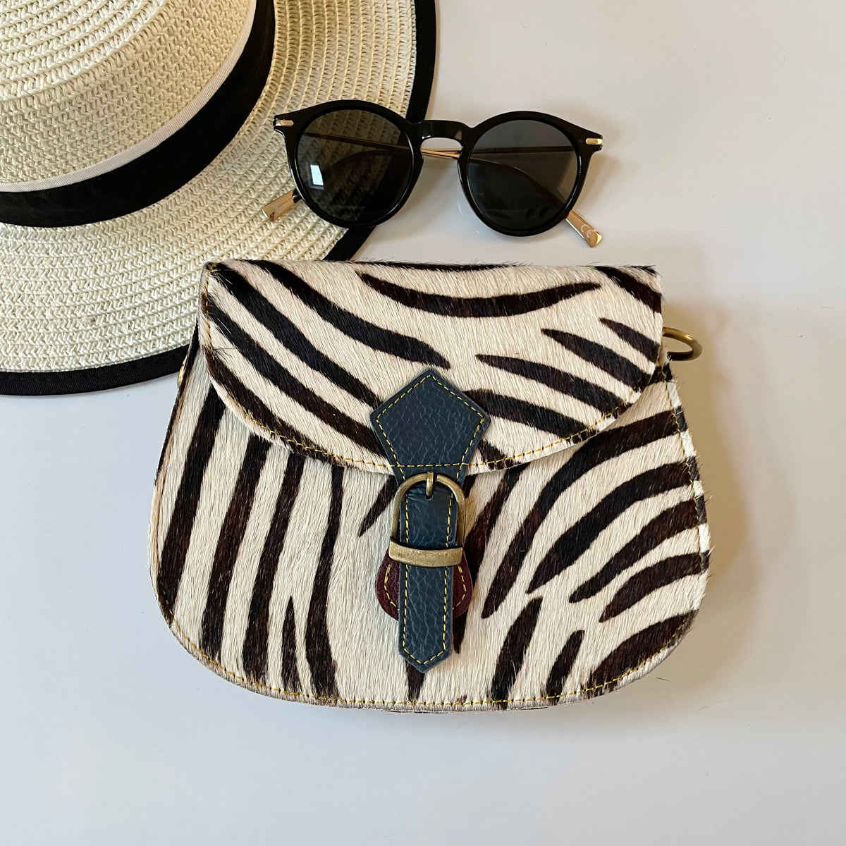NEW Nephele Tallulah Full Print Bags Unique Handmade Upcycled Sustainable Leather