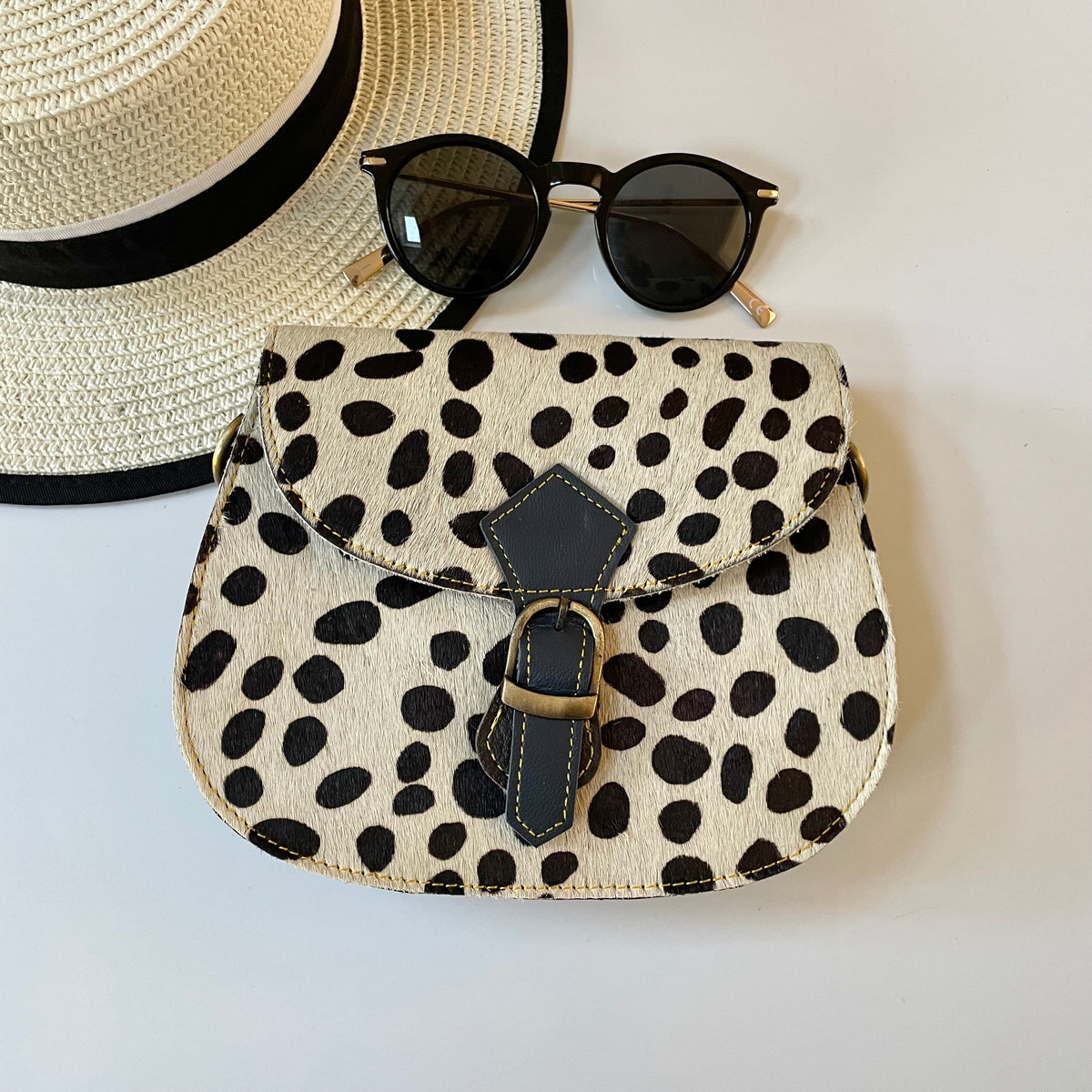 NEW Nephele Tallulah Full Print Bags Unique Handmade Upcycled Sustainable Leather