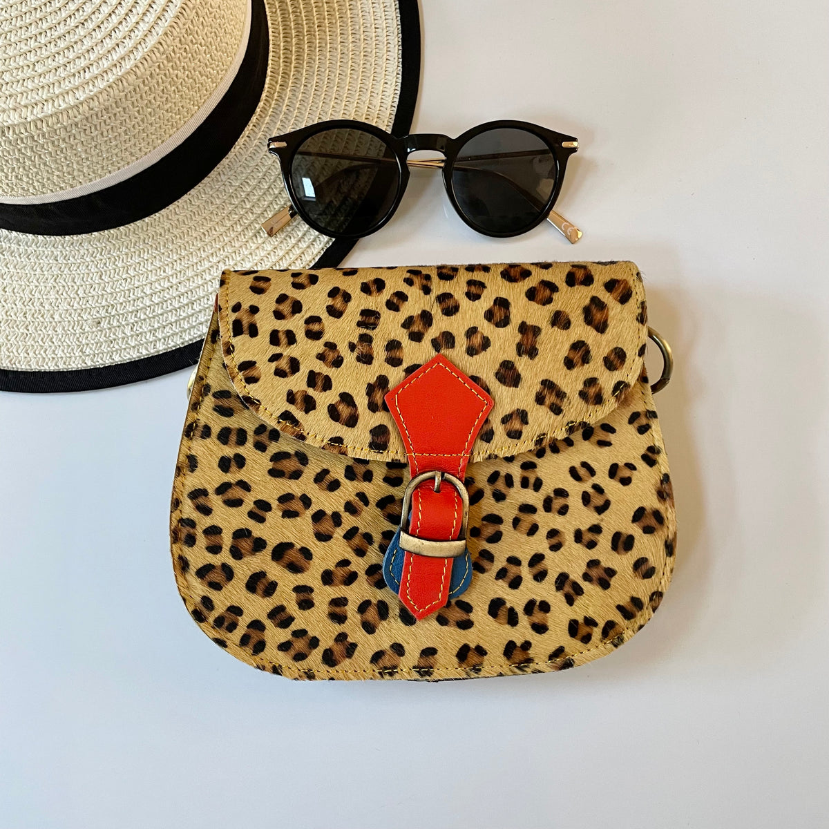 NEW Nephele Tallulah Full Print Bags Unique Handmade Upcycled Sustainable Leather