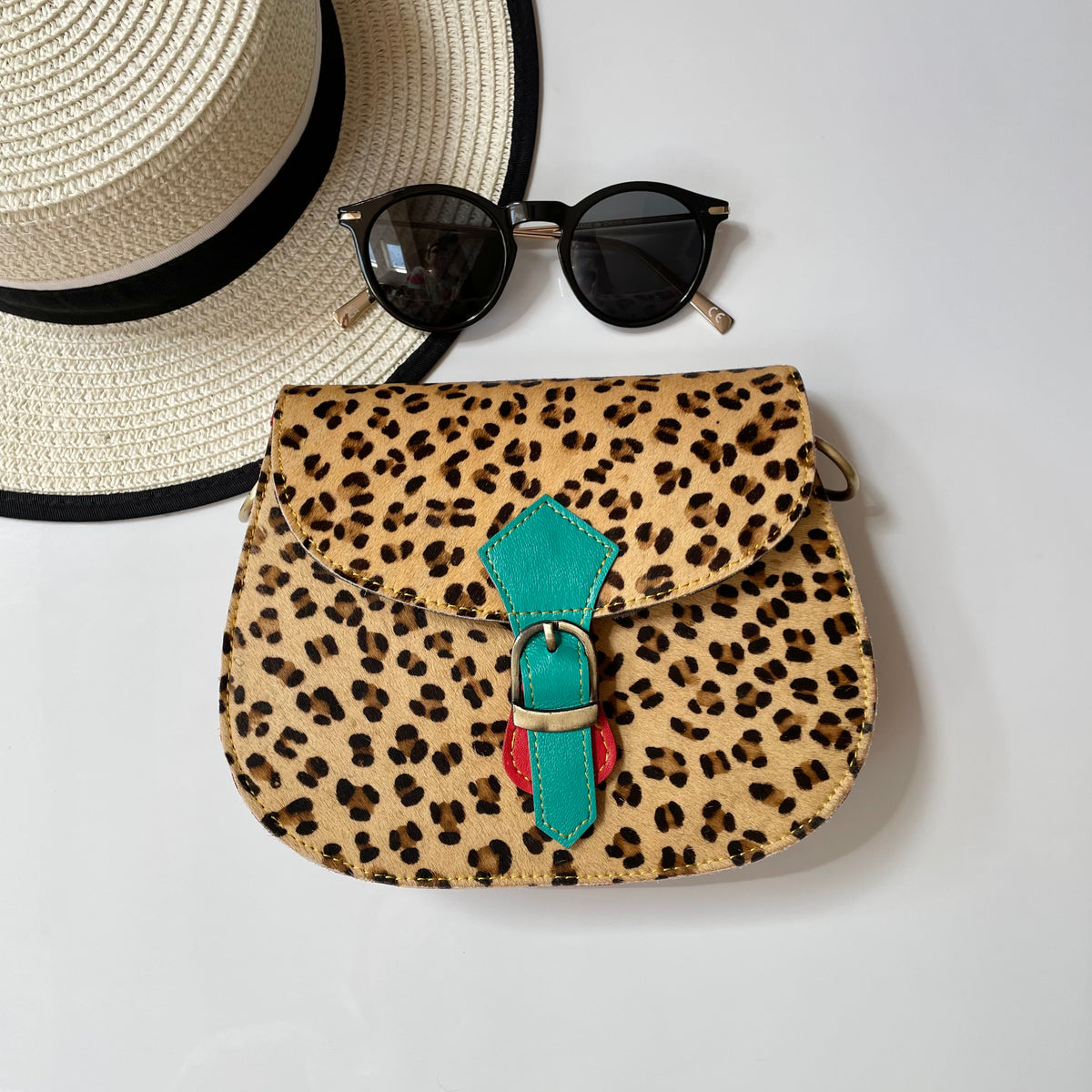 NEW Nephele Tallulah Full Print Bags Unique Handmade Upcycled Sustainable Leather